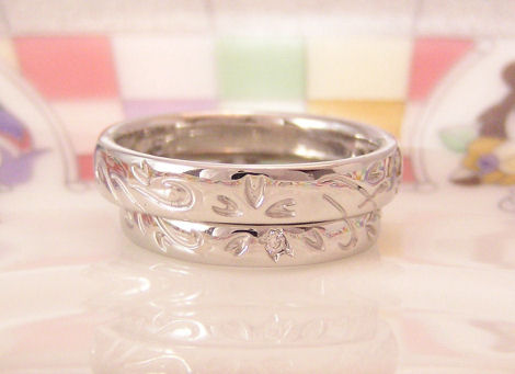 桜の結婚指輪