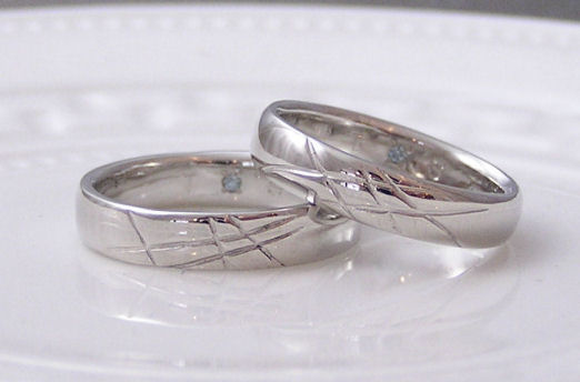 竹の結婚指輪