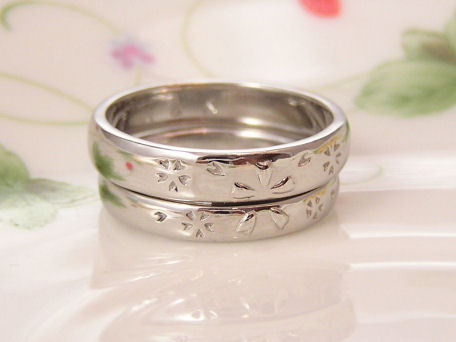 結婚指輪 さくら
