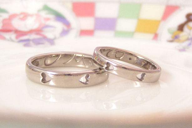 結婚指輪 クローバ