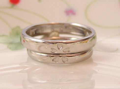桜　結婚指輪