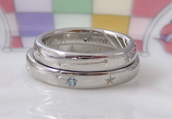 星座の結婚指輪